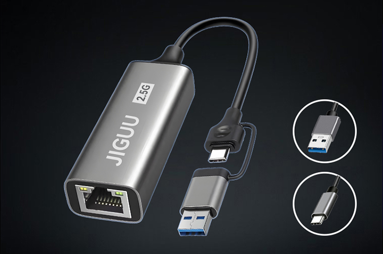 界古JIGUU 2.5G USB/Type-C网卡