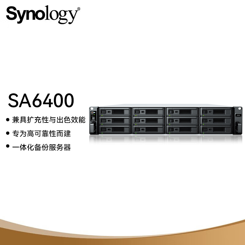 群晖SA6400 十二盘NAS 